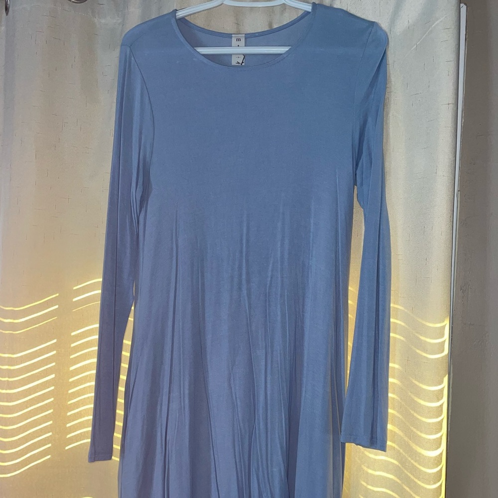 Boutique Long-Sleeve T-Shirt Dress